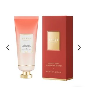 BYROE NEW YORK Golden Carrot Overnight Relief Mask-FULL SIZE BRAND NEW WITH SEAL